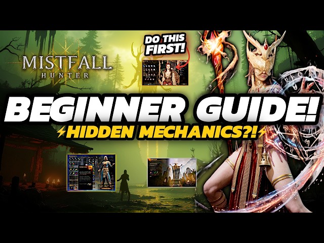 Mistfall Hunter - Beginner GUIDE | 8 Things You NEED To Do FIRST!