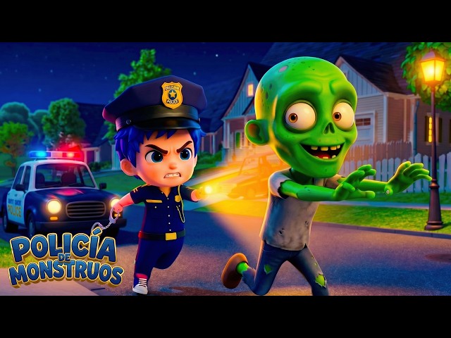 La Policía de Monstruos 🚨 | ¡Alto au Monstruo! | Canciones Infantiles