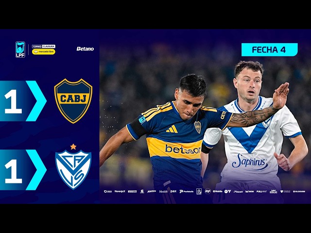 BOCA 1 - 1 VÉLEZ | Resumen del partido | #TorneoMercadoLibre Clausura 2026 🏆