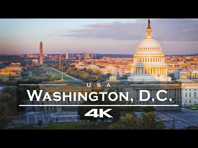Washington DC - USA 🇺🇸 - by drone [4K]
