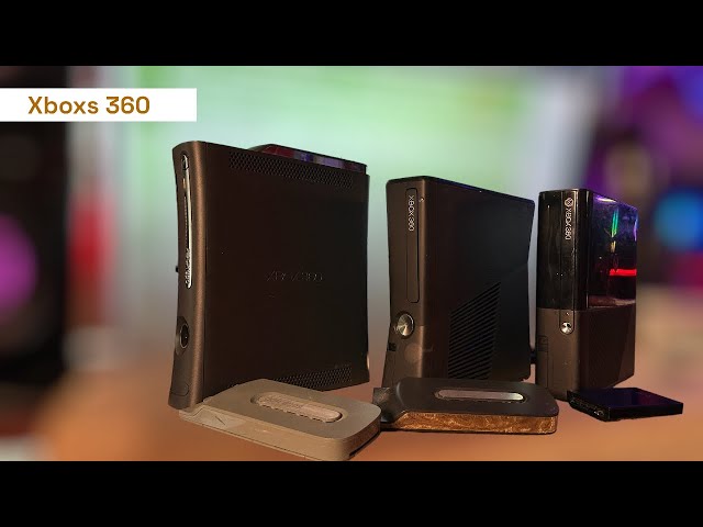 Xbox 360 fat vs Slim vs Slim e / comparación básica