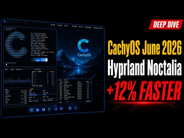 CachyOS June 2026: Hyprland Noctalia + Python PGO & GCC Tweaks — Real Performance Gains
