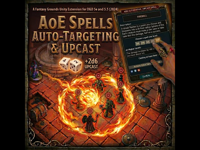 [BETA] AoE Spell Auto Targeting & Upcast FINAL QOL UPD 2