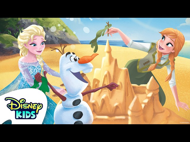 Olaf's Perfect Summer Day ☃️ ☀️🏖️ | Read Along 📖 | @disneykids