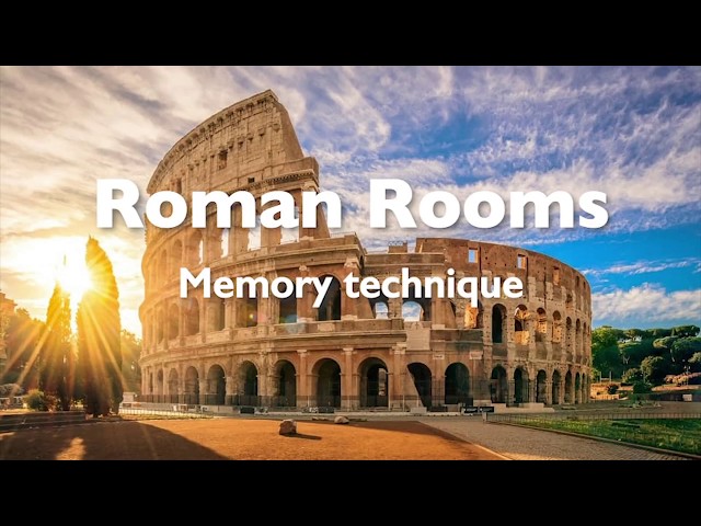 How to use Roman Rooms to memorize for Blindsolving (4BLD, 5BLD, and MBLD)