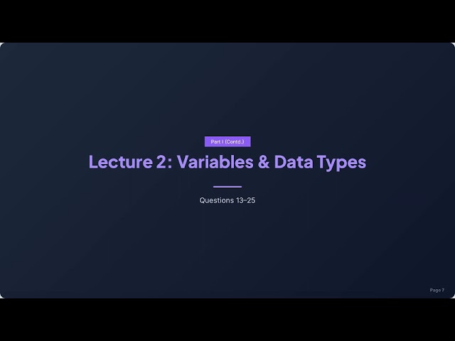 Python Test 1