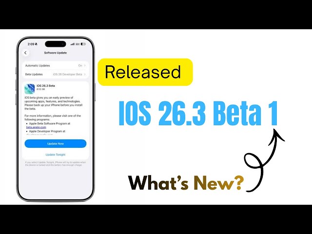 iOS 26.3 Beta 1 Released | What’s New?