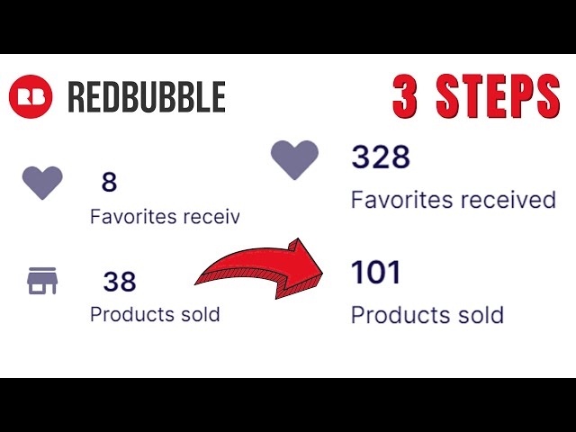 HOW TO DOUBLE YOUR REDBUBBLE SALES (3 SIMPLE STEPS)