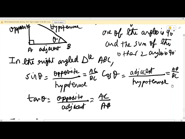 Basics of Trigonometry - Part 1