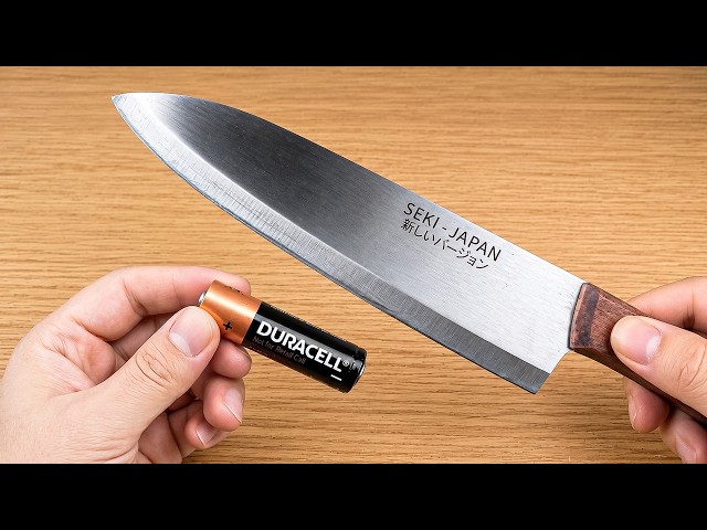 Easy Way To Sharpen A Knife Like A Razor Sharp! Sharpen Any Knife With This Tool!
