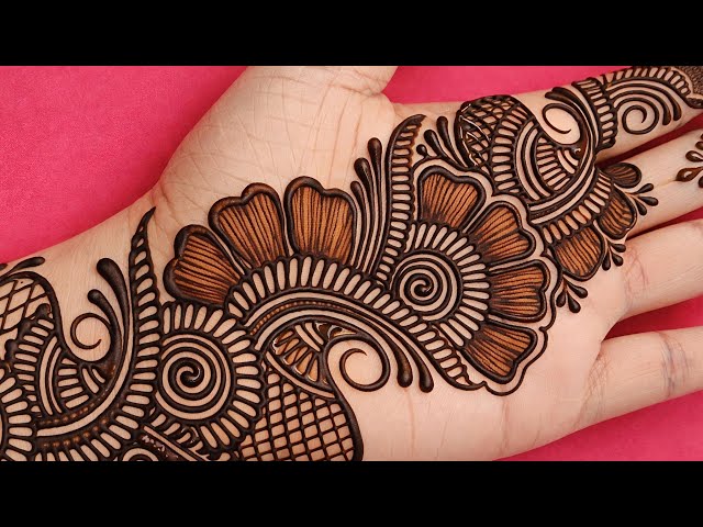 mehndi design | cone designs | mehndi designs | mehandi design simple | front hand mehndi design