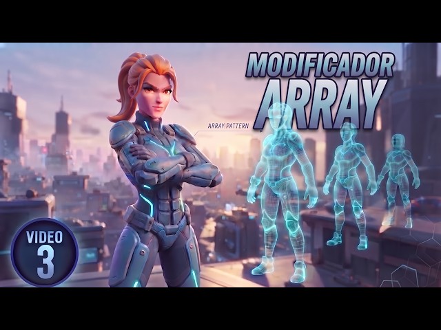 3. Array Modifier: Multiply objects intelligently and automatically