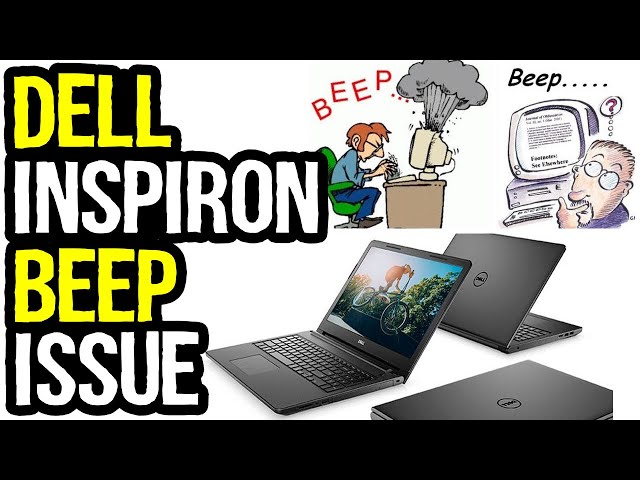 How to Fix Dell Laptop Beeping at Startup | Dell Inspiron Notebook