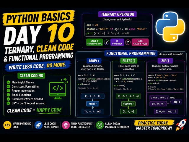 "Day 10" of Python Basics