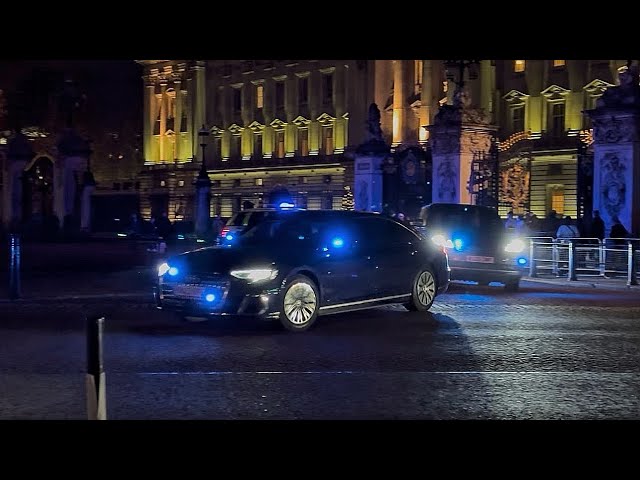 High Security at Buckingham Palace: King & Prime Minister Meet Behind Closed Doors
