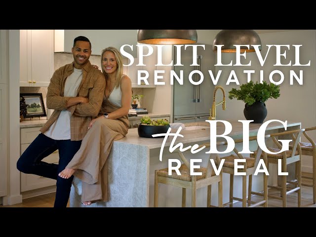 Part 4: Split Level Home Renovation Final Reveal Full Home Tour