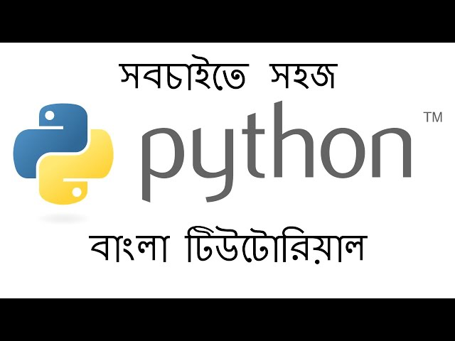 python full course in bangla || Python Bangla course || [Part 1] || python beginner to advanced