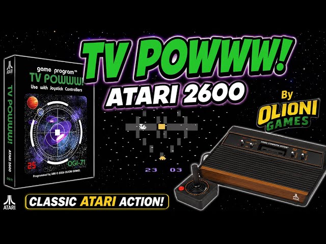 TV POWWW! Atari 2600 Homebrew