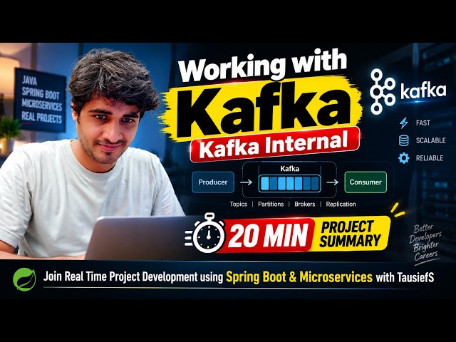 Kafka Made Easy: Real-Time Project in 20 Minutes | 0–2 Yrs Java Developers