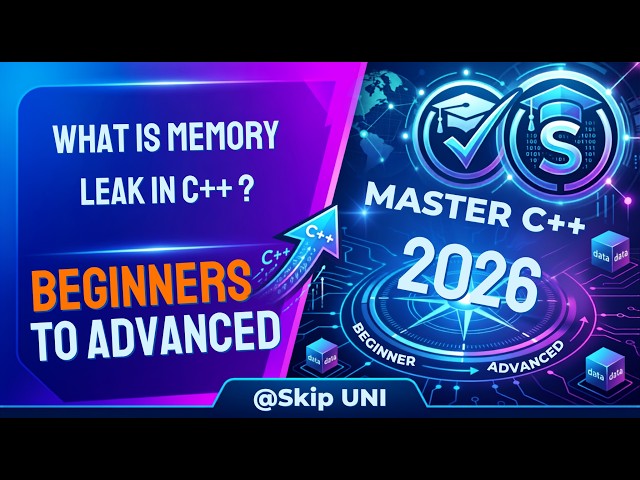 Lec-37: What is Memory Leak in C++ | How It Happens & How to Prevent It | C++ Programming