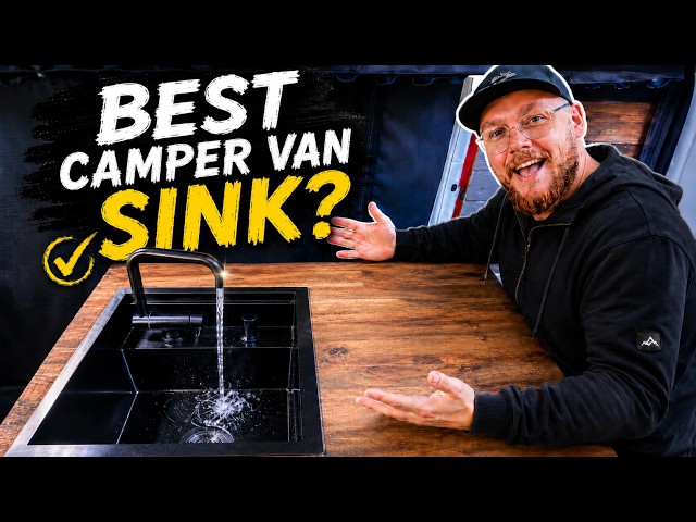 How I Built a Luxury Camper Van Sink With Lightweight Plumbing System