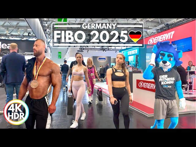 FIBO 2025: World's Biggest Fitness Expo in Köln Germany! 4K HDR Walking Tour
