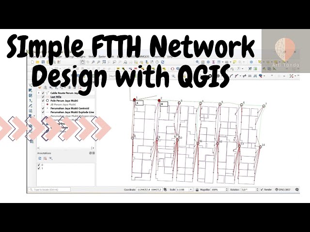 QGIS Tutorial: Simple FTTH Network Design From Scratch