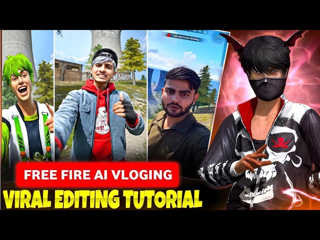 Free Fire AI Vlog Editing Tutorial 🔥 Viral FF Short Editing Tutorial | FF AI Edit Tips YFYTIs video