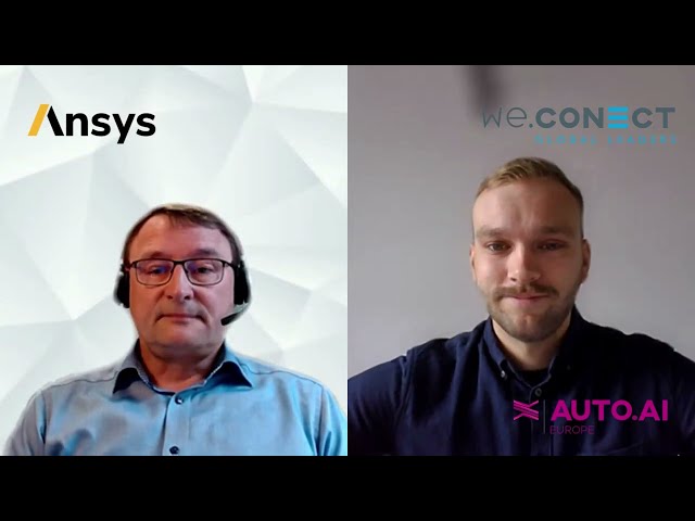 AutoAI Europe 2022 - Interview - Ansys - Johannes Will