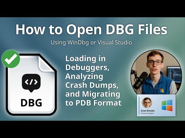 DBG Files: What Is a Microsoft Debug Symbols File?