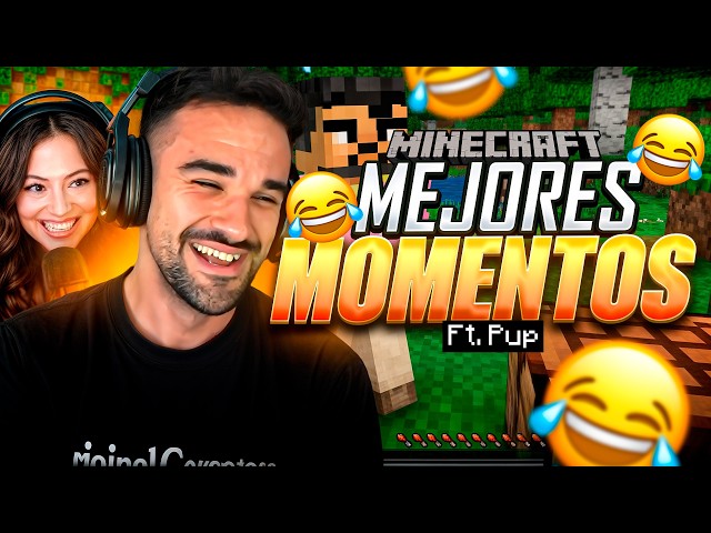 ILLOJUAN y PUP juegan MINECRAFT por PRIMERA VEZ *Mejores Momentos* - Minecraft