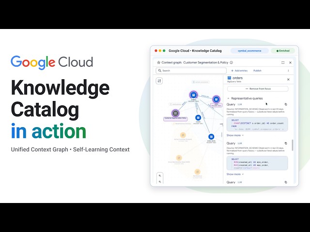 How Knowledge Catalog’s self-learning enrichment grounds enterprise AI agents