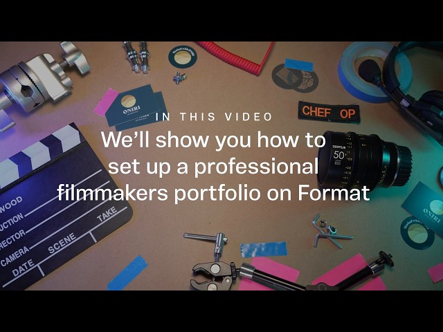 From Screen to Screen: Mastering Your Film Portfolio with Format