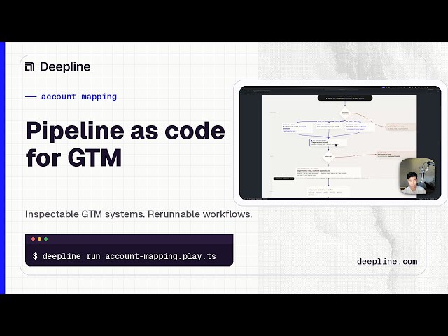 Pipeline as Code for GTM Account Mapping