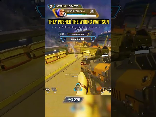 Wattson Just Deleted a Squad with CAR + EVA-8 😳 | Apex Legends  #apexlegends #apex