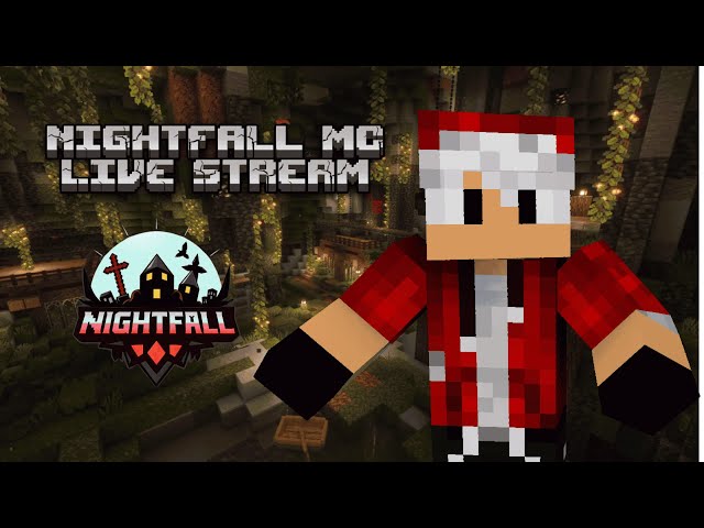 Minecraft NIGHTFALLMC || PUBLIC SMP 24/7 JAVA + BEDROCK || PLAYING IN HOTMC SEASON - 1