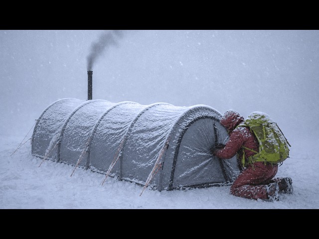 What I Learned from Surviving Alone in Insulated Tent | Extreme Off Grid Winter Life