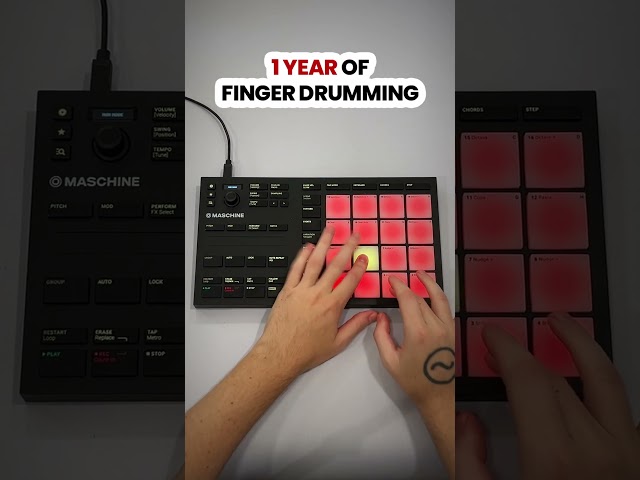 1 Day vs. 10 Years of Finger Drumming