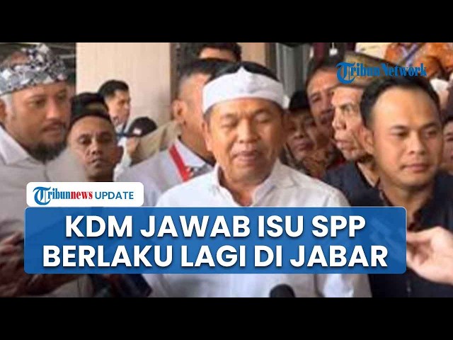 Protested Over Rumors of Tuition Fees Returning in West Java, KDM: It Won't Happen, Just Cut the ...