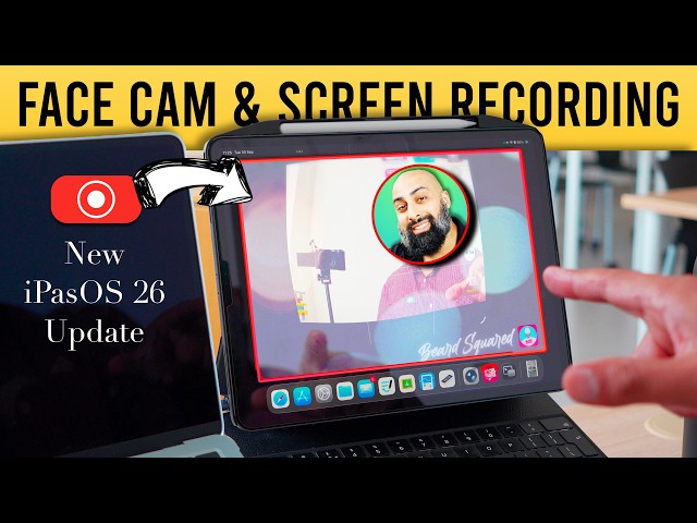 iPadOS 26: Face Cam + Screen Recording (NEW Update Tutorial)