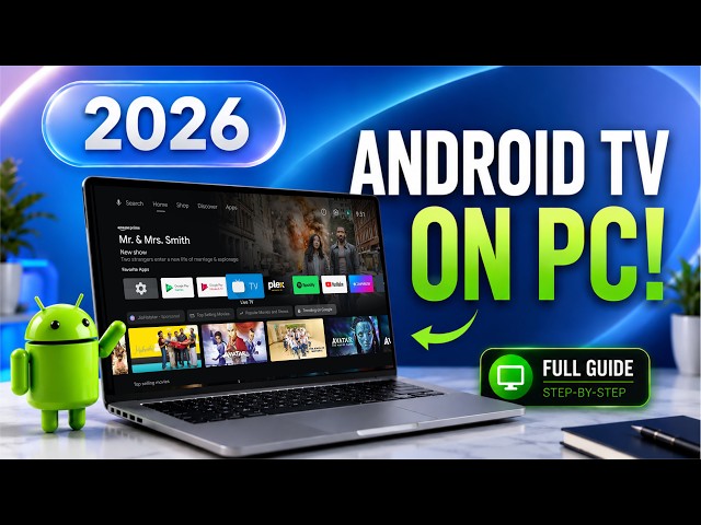 Install & Run Android TV on Any Windows PC (Windows 10/11)