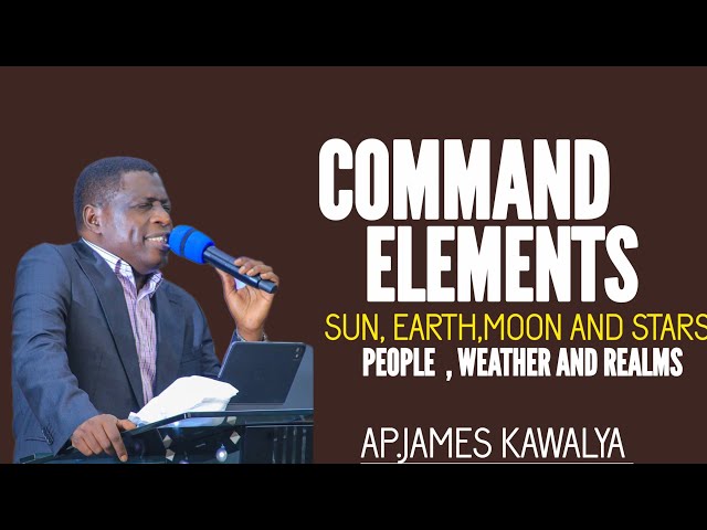HOW YOU COMMAND ELEMENTS, YOUR MORNING TO FIGHT FOR YOU EVEN IN YOUR SLEEP//PASTOR.JAMES KAWALYA 
