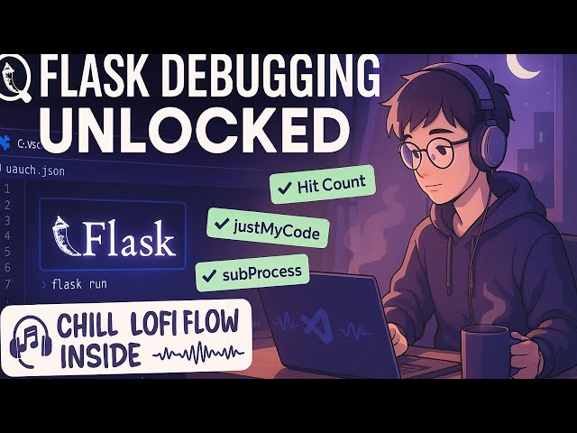 Master Flask Debugging in VS Code with launch.json  Chill Lofi Debugging Session