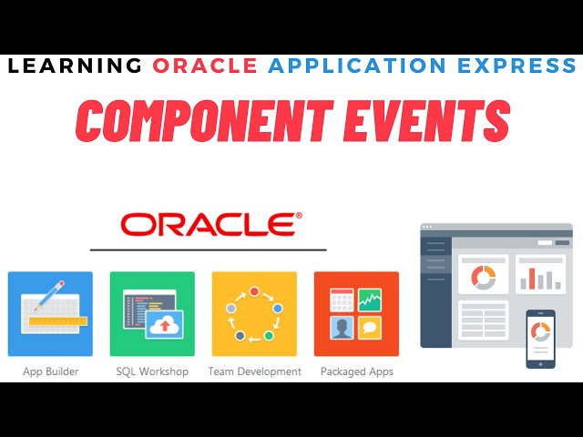 Component Events - Oracle Apex Components  - How to use JavaScript in Oracle Apex