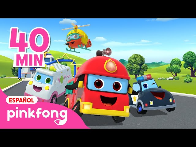 🚒Mix - Súper Rescatadores🚨 | Dibujos Animados y Canciones de Autos | Pinkfong en español