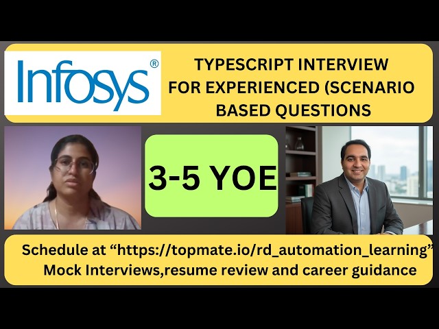 TypeScript Mock Interview 2026 | Coding + OOP + Scenario Based Questions