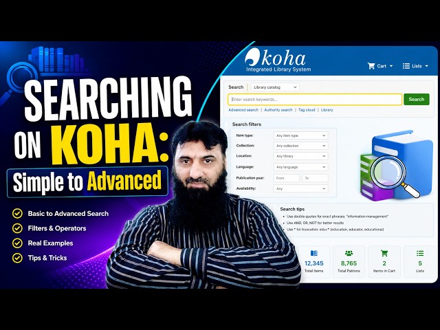 Searching on Koha: From Simple to Advanced | Koha ILS Tutorial for Librarians