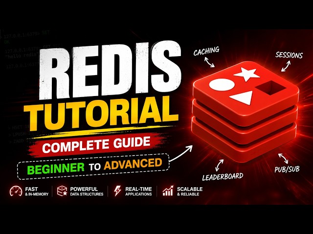 Redis Tutorial: Complete Guide from Beginner to Advanced 🚀 | Real-World Applications