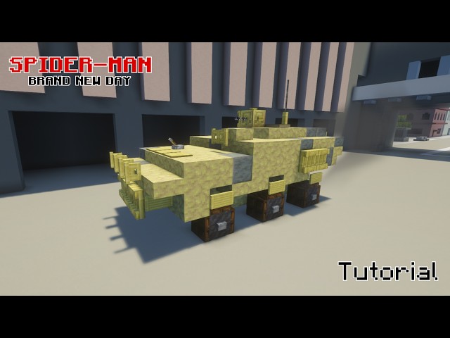 How to build | Tank from Spider-Man: Brand New Day in Minecraft!