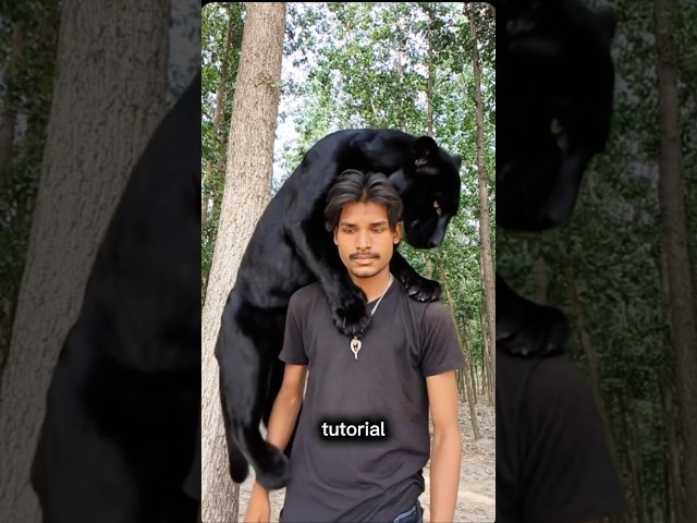 tutorial black panther ai filter 😯🥶 #tutorial #edit #panther #ai #filter